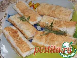 Быстрая закуска из лаваша - кулинарный рецепт