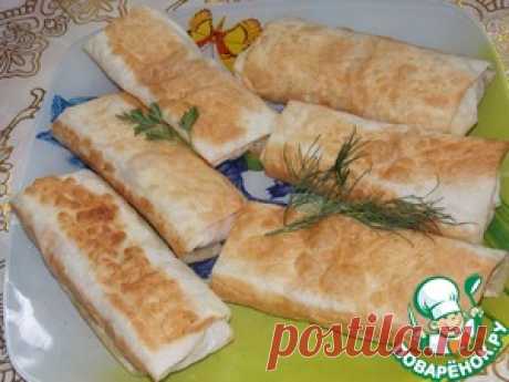 Быстрая закуска из лаваша - кулинарный рецепт
