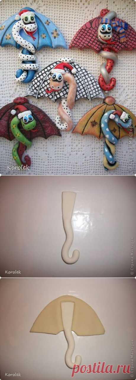 змейки из соленого теста