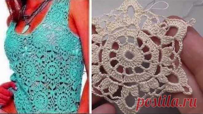 Шестигранник крючком для Кофты Платья Туники