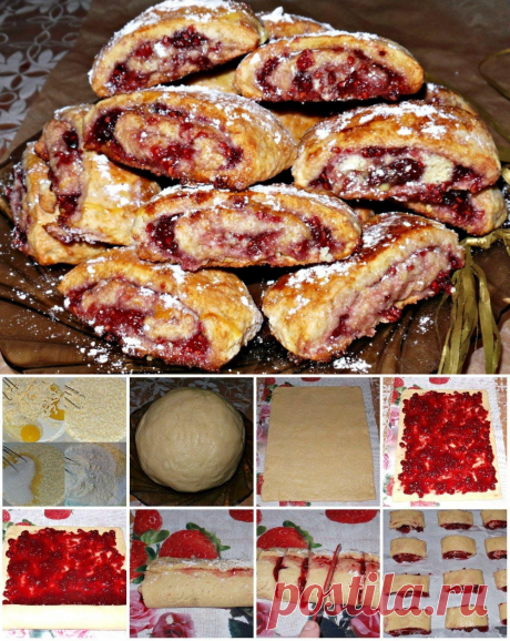 Свердловские "Турбинки"с малиновым вареньем. Вкуснятина! Песочное печенье..