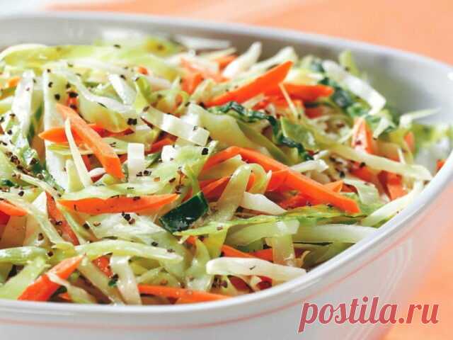 Салаты из свежей капусты — 17 вкусных салатов