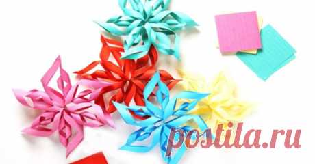 Как украсить дом красивыми объемными снежинками — I Love Hobby — Лучшие мастер-классы со всего мира!