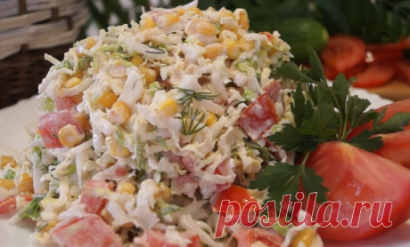 Легкий салат «3 Ингредиента», сочетание продуктов порадует даже гурмана (сразу 10 рецептов) | Готовим с Калниной Натальей | Дзен