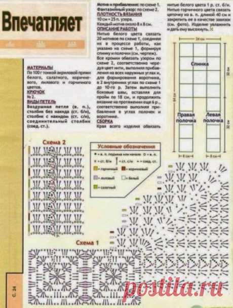 Простой узор- оригинальные изделия! Идеи из интернета. - запись пользователя Марина в сообществе Вязание крючком в категории Вязание крючком для начинающих