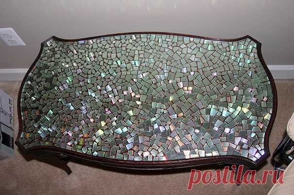 А у вас есть старые компакт-диски: из них можно сделать оригинальные вещи