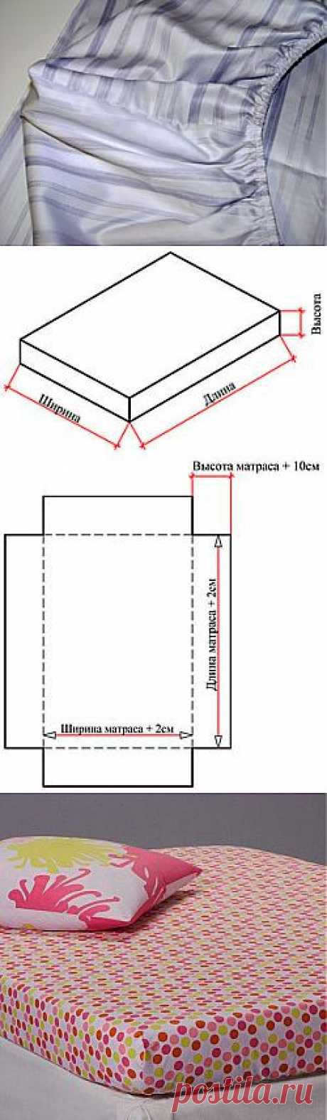 Как сшить натяжные простыни.