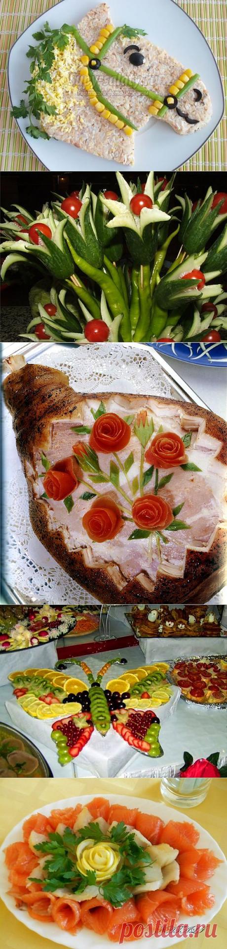 (+1) сообщ - Серия подборок украшения салатов. Продолжение | Любимые рецепты