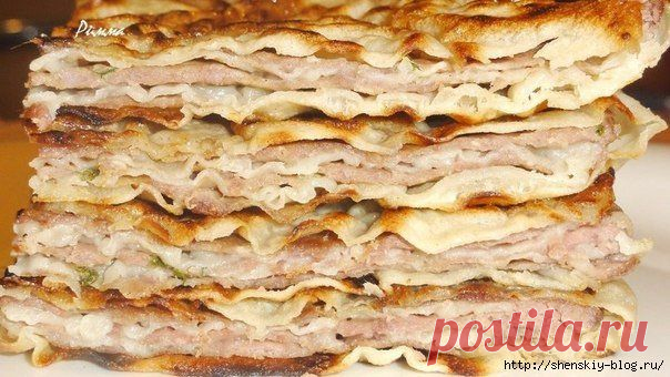 Китайские лепешки с мясом - безумно вкусные и сочные!.