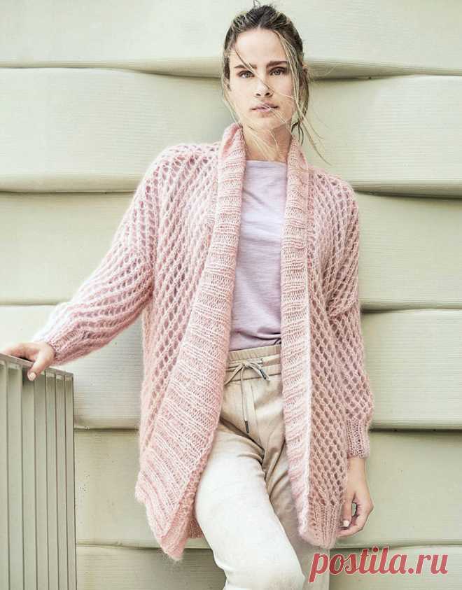 Элегантная пастель: 7 моделей спицами в приглушенных розовых оттенках | Вязание с Paradosik_Handmade | Дзен