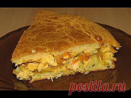 КУРИНЫЙ ЗАЛИВНОЙ ПИРОГ - YouTube
