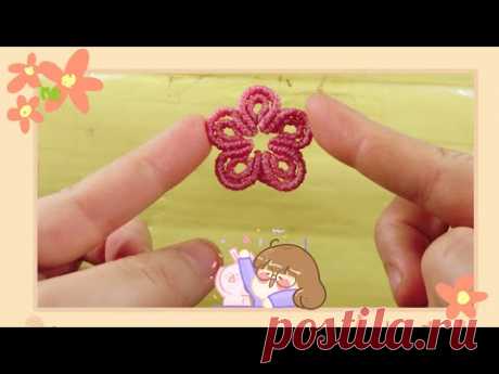 Como fazer flor macrame passo a passo🌹 - YouTube