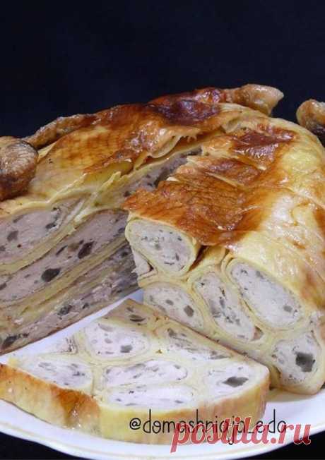 Курица, фаршированная блинами - покроковий рецепт з фото. Автор рецепта Людмила 🇺🇦 . - Cookpad