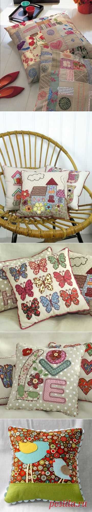 Подушки | Креативные идеи - для дома, для сада, вязание, шитье, описание моделей