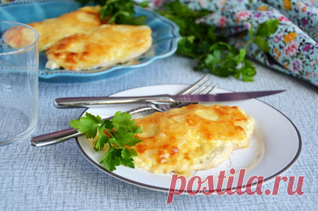 Шикарный праздничный рецепт - куриные отбивные с ананасами