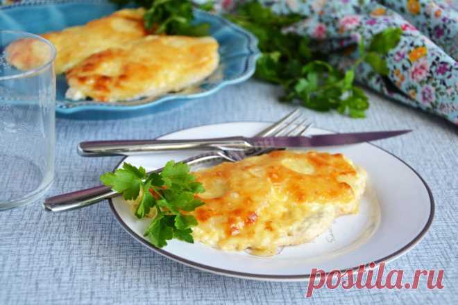 Шикарный праздничный рецепт - куриные отбивные с ананасами