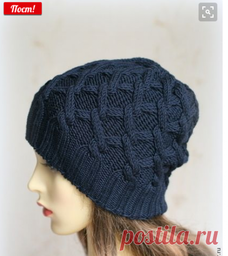 Шапка вязаная Criss Cross Hat - вязаная шапка,шапка вязаная,шапка вязаная шерсть | шапки