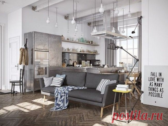 ⒽⓂ Кухня в стиле лофт: создаем удивительный дизайн - HappyModern.RU