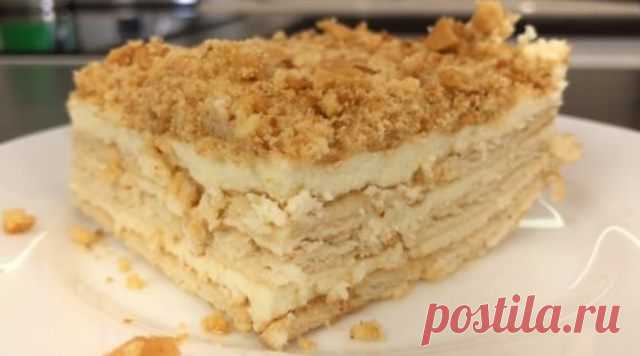 Торт с секретом без выпечки. Вкус напоминает праздник!