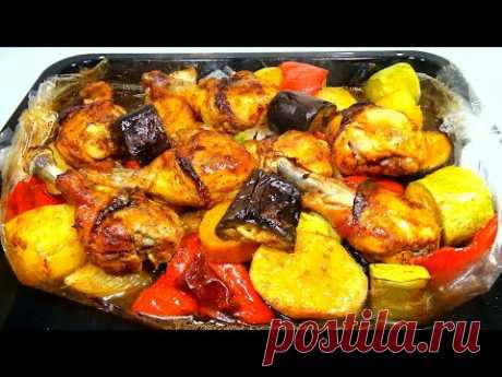 Запеченное Рагу с Мясом Невозможно Оторваться! Овощное Ассорти  в Рукаве! Вкусный Рецепт Рагу.