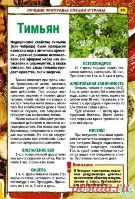 ТАКИХ РЕЦЕПТОВ ВЫ БОЛЬШЕ НЕ НАЙДЕТЕ! 
  Целебные растения и приправы для нашего здоровья.