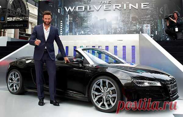 Hugh Jackman  на кинопремьере Россомаха Бессмертие представил Audi R8 V10 Spyder
