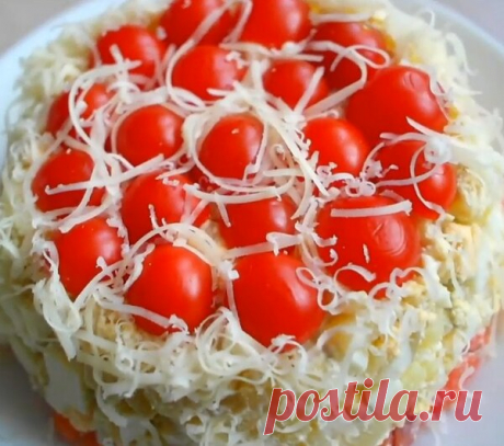 Вкусный салат, который вы будете готовить на каждый праздник | Салаты на любой вкус | Яндекс Дзен