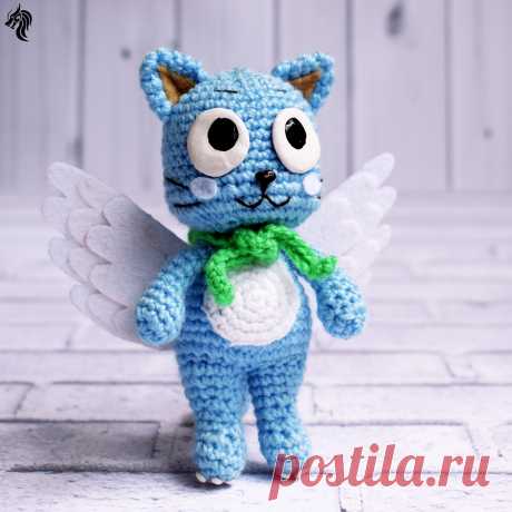 PDF Хэппи. FREE amigurumi crochet pattern. Бесплатный мастер-класс, схема и описание для вязания амигуруми крючком. Вяжем игрушки своими руками! Fairy Tail, Хвост Феи, кот, котик, кошка, котенок, cat, kitten, chat, gato, kater, kočka, kedi. #амигуруми #amigurumi #amigurumidoll #amigurumipattern #freepattern #freecrochetpatterns #crochetpattern #crochetdoll #crochettutorial #patternsforcrochet #вязание #вязаниекрючком #handmadedoll #рукоделие #ручнаяработа #pattern #tutorial #häkeln #amigurumis