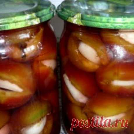 Маринованные сливы с чесноком../ Может быть на первый взгляд вам покажется,что…