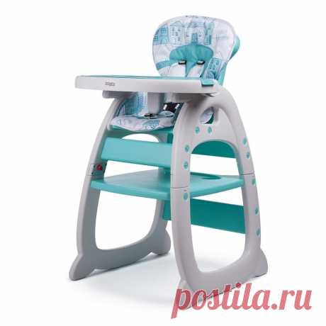 Стульчик для кормления 2 в 1 Babyton City 505 Стульчик 2 в 1 Babyton предназначен не только для кормления малыша. Он разбирается на полноценный стул и стол, и вы сможете использовать его на протяжении нескольких лет.