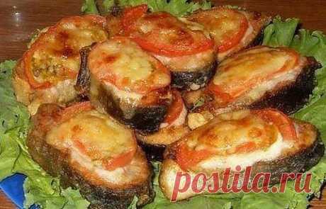 Рыба с сыром и помидорами | Банк кулинарных рецептов