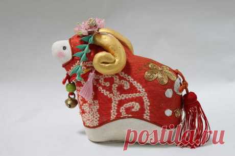 Знак овец куклы кимоно, куклы японский старинные кимоно с Sankirai