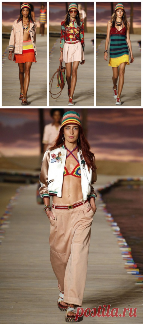 Tommy Hilfiger, весна-лето 2016: яркая коллекция в стиле 70-х гг.