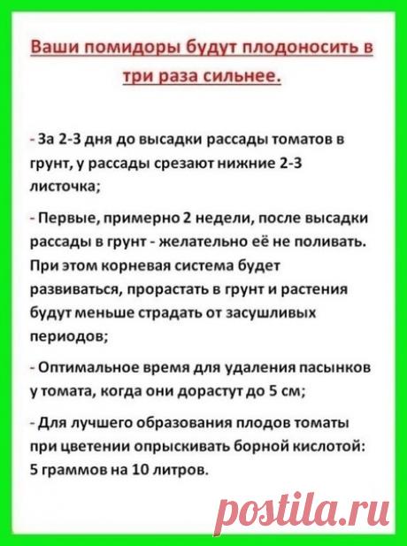 Хорошего вам урожая.