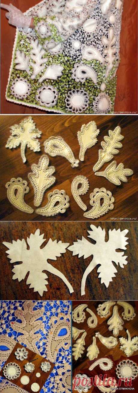 Пальто *Римские каникулы* - кожа и ирландское кружево от Елены Отмаховой .