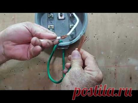 Como CONECTAR el CABLE NEUTRO en la BASE del MEDIDOR, como especifica CFE [2da. parte]...