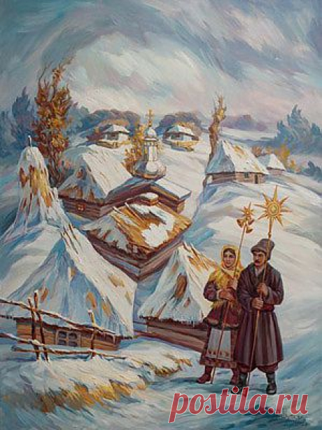 Christmas Flash-card. Різдвяна листівка Flash. Рождественская открытка