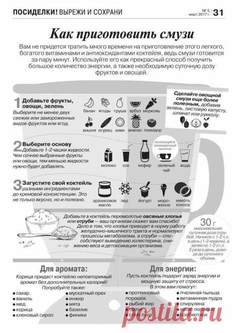 Как приготовить смузи