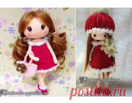 Куколка Златовласка. Амигуруми - Handmade-Paradise