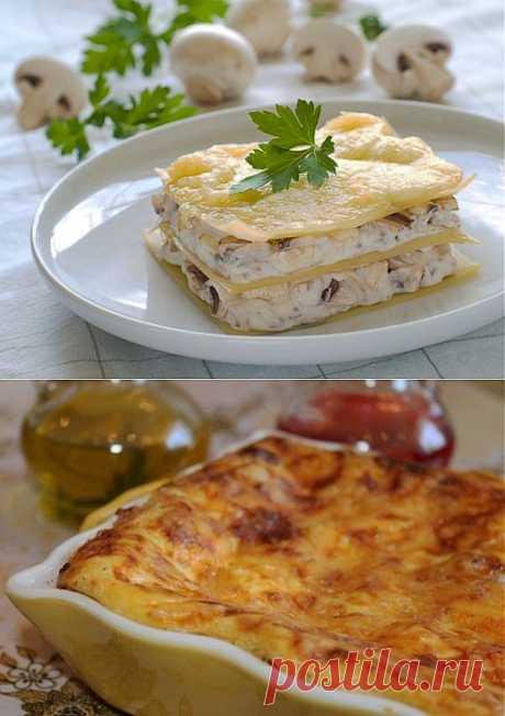 Лазанья с курицей: 5 рецептов вкусного и простого блюда / Простые рецепты