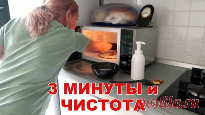 Мгновенный СПОСОБ отмыть МИКРОВОЛНОВКУ от ЖИРА и ГРЯЗИ Друзья, покажу лучший способ, как отмыть микроволновку от жира и нагара, даже самый застарелый жир уйдет без труда.✔Делитесь пожалуйста этим видео с друзьями, им тоже это пригодится!!!