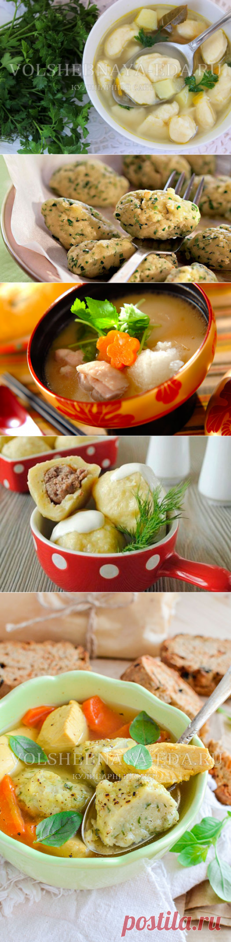 Клецки для супа: рецепты приготовления