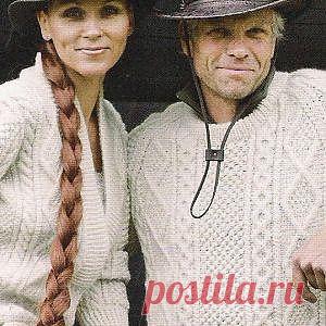 Свитер с косами — вдохновение рукодельницы