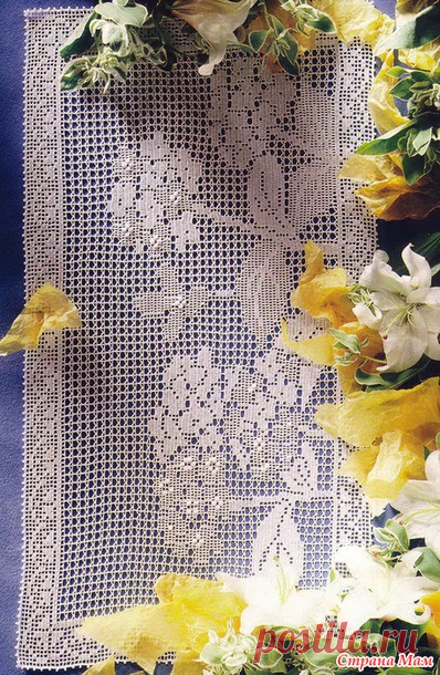 . Филейные салфеточки - Все в ажуре... (вязание крючком) - Страна Мам