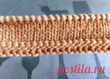 Как связать спицами плотный аккуратный край