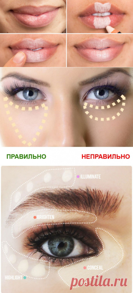 ​12 коротких советов для правильного макияжа — в картинках — Модно / Nemodno