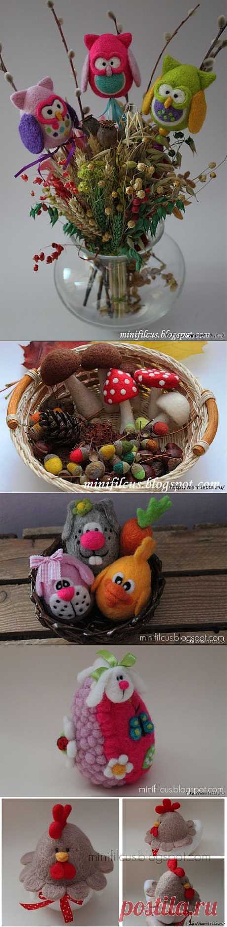 Валяние. Самые замечательные игрушки от польской мастерицы Goshia.