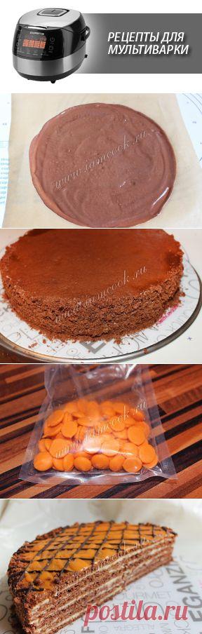 Торт «Шоколадная девочка», рецепт с фото.
