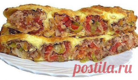 ЗАПЕКАНКА В ЛАВАШЕ !!!  **Быстро, простое и вкусное блюдо.