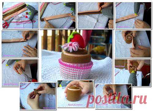 Вкусняшки из фетра.